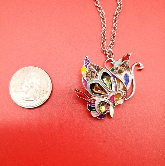 🦋Fairy Butterfly Enamel Necklace - Picture 6 of 6